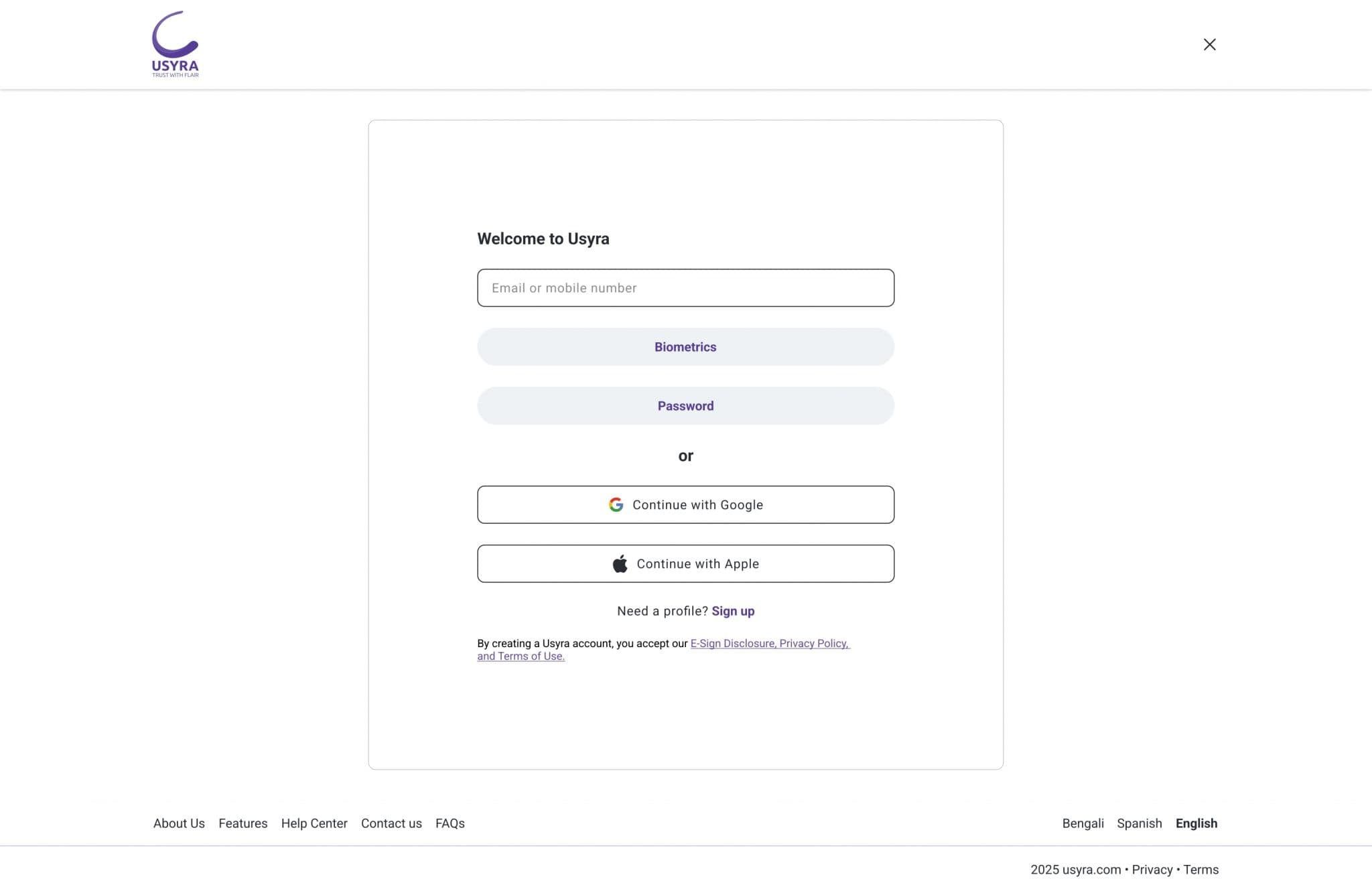 Login before