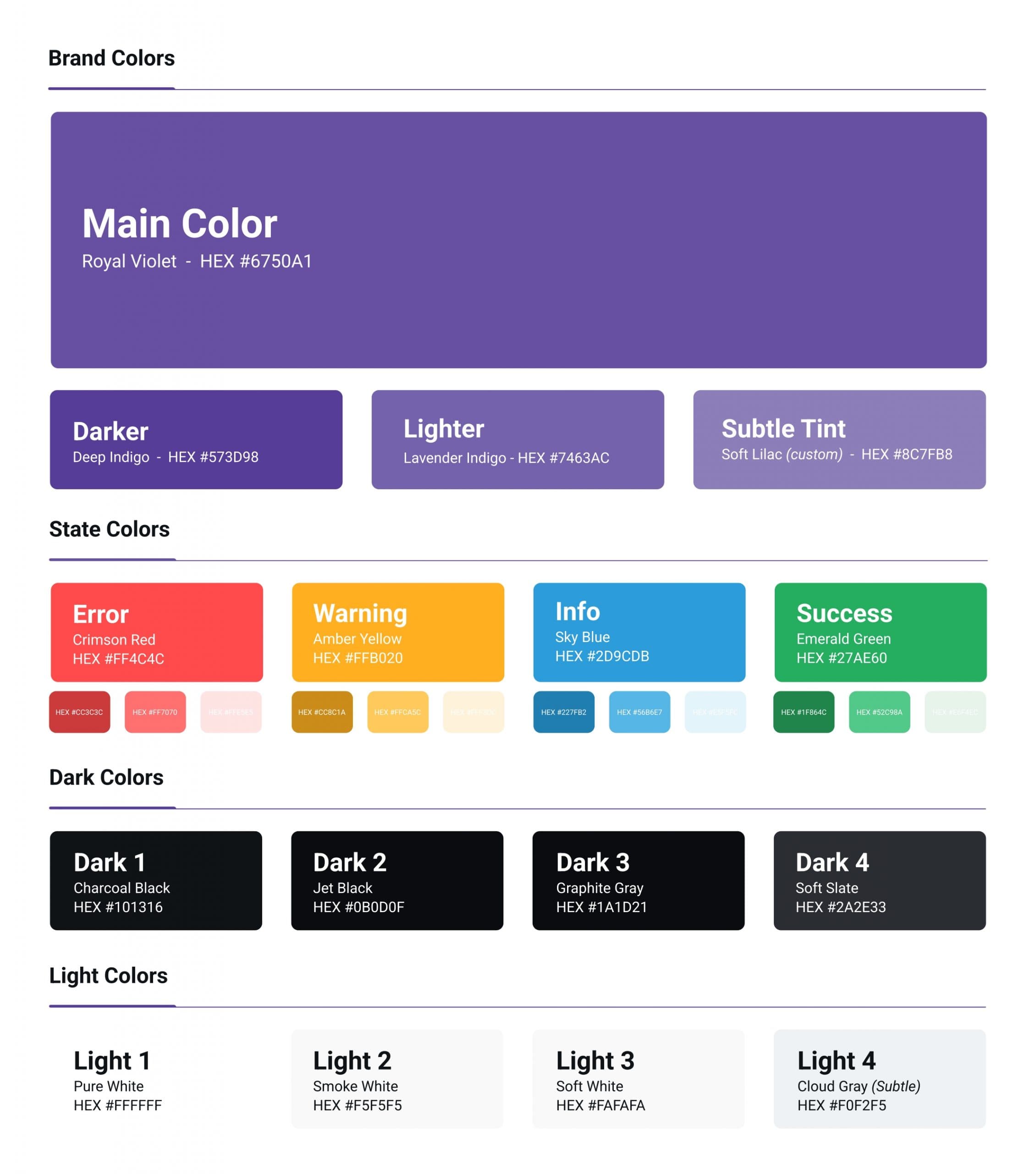 Color and trust palette